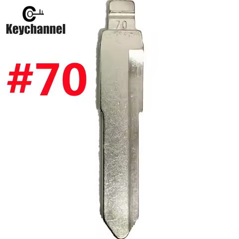 10pcs 70# KD Blade Universal Car Key Blank TOY13/HU87R Blank for KD Xhorse VVDI for New Toyota Calya