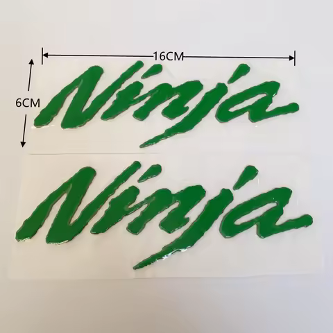 Motorcycle 3D Emblem Badge Decal Tank Wheel Ninja Sticker For Kawasaki Ninja 250R 300R ZX6R 636 ZX10