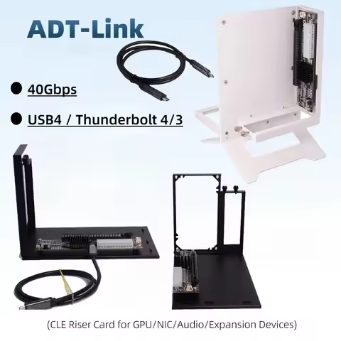 UT4G-BK8 USB4 GPU Dock Bracket PCIe 4.0x4 Notebook Laptop External Video Graphics Card Thunderbolt-4