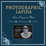 Photographic Lapida/ Laser engraved Photo on Lapida/ Commemorative Tombstone