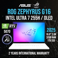 2025 ASUS ROG ZEPHYRUS G16 | RTX 5070 | Intel® Ultra 7 255H | 16.0" 2.5K OLED 240Hz | GU605CP | Plat