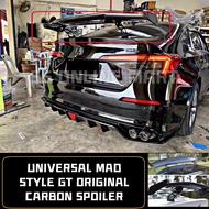 HONDA CIVIC FC FD HONDA CITY SEDAN CAR UNIVERSAL MAD STYLE GT SPOILER ORIGINAL CARBON FIBER SPOILER GT WING CAR SPOILER