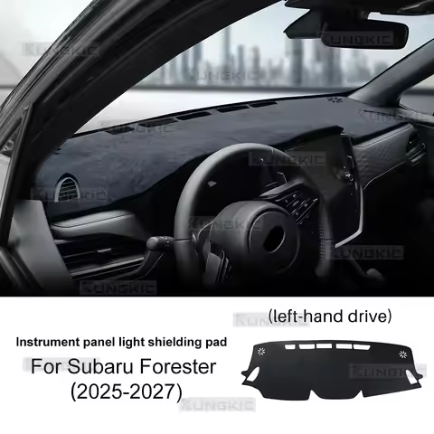 Flannel For Subaru Forester 2025 2026 2027 LHD RHD Sunshade Dashboard Pad Car Mat Dashmat Sun Protec