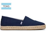 TOMS Women Alpargata Rope 2.0 Navy Recycled Cotton Slubby