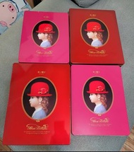 粉紅＆紅帽子鐵空盒4盒