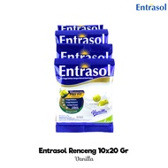 Entrasol Rasa Vanilla Kemasan Renceng Isi 10sachet Susu Lansia / Susu Untuk Tulang