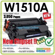 Compatible to H* W1510A 151A H*151A Laserjet Pro M4003dn M4003dw Pro MFP 4103fdn 4103fdw 4003dw 4300