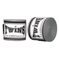[Furukawa Koo] 3m 5m TWINS Muay Thai Boxer Strap BOXING Hand Wraps Micro-Elastic Strap-Gray Muay Tha
