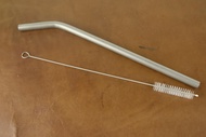 Ống hút Titan Cong - Size 10*255*1mm (EDC - Titanium Bend Straw)