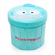 Japan Sanrio - Hangyodon 水怪 日版 圓形 筒形 揭蓋 可折疊式 收納盒 收納箱 收納筒 家居 收納 2021