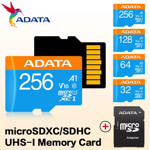 ADATA UHS-I U1 Class 10 A1 Memory Card 32GB 64GB 128GB 256GB High Speed Premier MicroSDXC MicroSDHC 