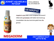 Megaderm Semprot / Obat kucing anjing luka dan gatal 50ML
