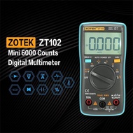 ZOTEK ZT102 Digital Multimeter,Portable 6000 Counts Auto Ranging Multi Tester