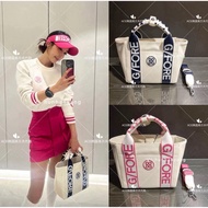 G4 Korean Women's Mini Golf Bag | G/FORE Synthetic Leather Mini Tote Bag | Leather Golf Bag with Sho