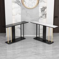 Light luxury foyer table, rock slab foyer rack, wall leaning foyer table, entrance door long table, 