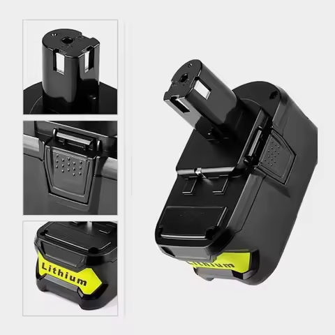 For RYOBI 18V 6.0Ah 18650 Power Tools Lithium-Ion Battery For RYOBI P108 18V Power Tools P104 P107 R