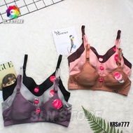 KARESHI WOMEN'S SPORT BRA TEENAGE GIRLS' BH WITHOUT WIRE THIN FOAM - 777