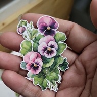 The Vintage Anemone flowers sticker
