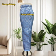 Baby blue Songket Wrap Skirt