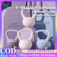 Soft Kettlebell Dumbbell Set 2.5/4/6/8/10KG Kettlebell Purple/Pink/Blue Dumbbell Set Soft