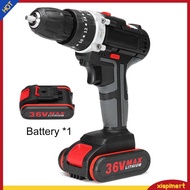 {xiapimart}  Multifunctional DC 36V Cordless Electric Impact Drill Screwdriver Power Driver