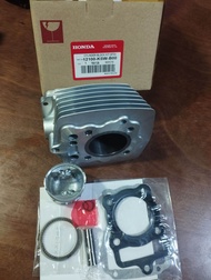 Honda genuine cylinder block assy/ cylinder block with piston kit and gasket for honda tmx125/tmx al