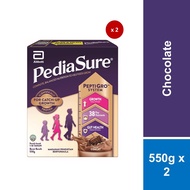 [Bundle of 2] Pediasure Peptigro Child Nutrition Supplement for Growth Chocolate BIB (600g)