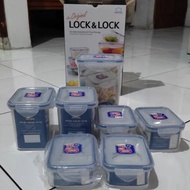 LocknLock Rectangular Set 7pcs Lock & Lock/ Gift set of 7 pcs Lock & lock food containers