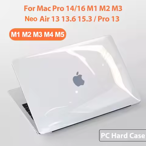 Laptop Cases for Macbook Pro 14 Case M2 M3 M5 Neo A18 Pro 16 Cover M1 Mac Book Air 13 Case 2025 13.6