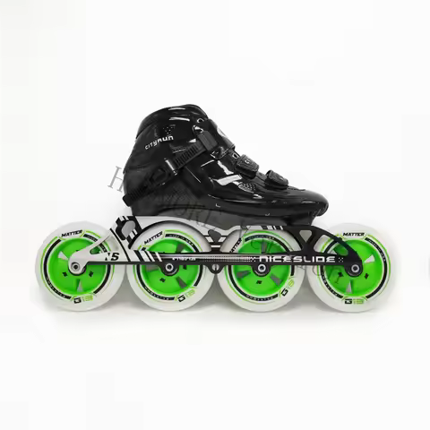 CITYRUN STANDARD Vulcan 4X110mm Carbon Fiber Inline Speed Skates Patines 90mm 100mm 110mm 125mm 3/4 