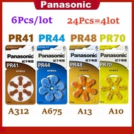 24Pcs Panasonic Original Battery PR70 A10 P10 S10A PR48 A13 PR44 A675 PR41 A312 PR48 A13 PR70 PR536 