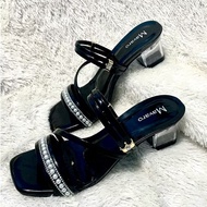 Women's sandals, women's hills sandals, 5cm high glass heels, premium quality