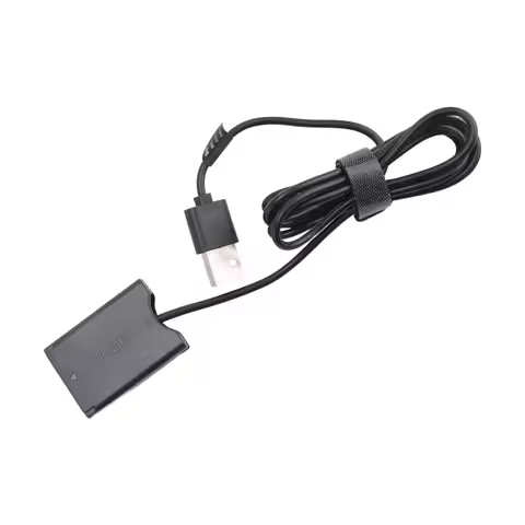N35R_TIMEPROOF Dummy Battery with USB-A Power Adapter DC Coupler for Canon G7X2 G7X3