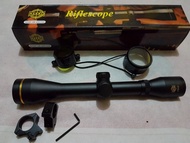 Telescope RiffleScope Hakko Ring Gold 4x40