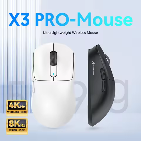 Attack Shark X3Pro/X3 Wireless Mouse,PixArt PAW3395 26K DPI Lightweight Mouse ,Tri-Mode Macro Gaming