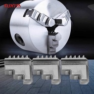 [Bilibili1] 3 Pieces Three Jaw Chuck Jaw, Carbon Steel Lathe Drilling Jaw Internal