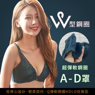 Lotus Dance-Underwear Sexy Bishop (A-D) W-Shaped Soft Steel Ring Super Breasts Lace Underwear _ Gree