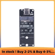 M.2 to Type-C SSD Enclosure Adapter NVME NGFF HDD Enclosure Interposer Board 20Gbps Support 2230 224