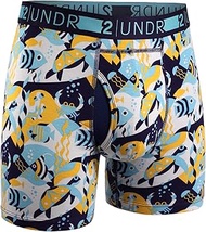 '2UNDR Mens Day Shift 6'' Boxer Brief Underwear'