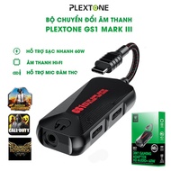 Bộ DAC GS1 plextone sound card TypeC to 3.5mm giả lập âm thanh 7.1 kênh chuyên game