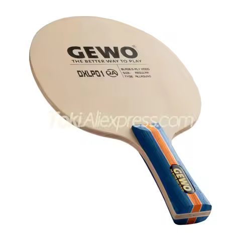 Original GEWO DXLP01 Table Tennis Blade Racket (Light Weight, 5 Ply Wood Allround) Ping Pong Bat Pad