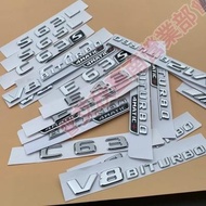 Tainanshi C-Class E-Class S-Class AMG Car Logo Word Rear Tail C43 C63 E43 E63 S65L V8 BITURBO Sticke