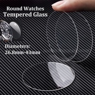 2/3/5pcs Round Watch Tempered Glass Diameter 26.8-43mm All Size Universal Watch Screen Protector Fil