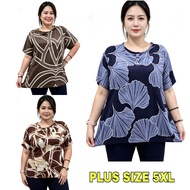 Women Shirt Blouse 5XL Flora Plus Size