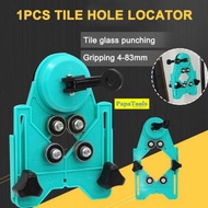 PAPATOOLS 4mm-83mm Adjustable Tile Hole Locator Drill Bit Ceramic/Glass/Marble Hole Saw Guide Sucker