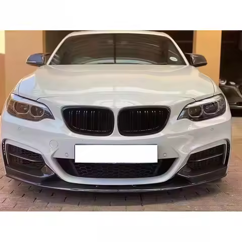 Fengxuan For BMW 2 Series F22 2013-2020 Three-Section Carbon Fiber Front Lip Front Splitter Front Sp