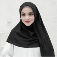 Essential Glitter Scarf MANDJHA Basic Polos Ivan Gunawan Hijab Segi Empat Voal Premium Orginal
