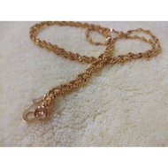 24K gold necklace Korean