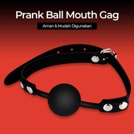 Lilicochan Prank Ball Mouth Gags BDSM Bondage Silicone - FDS54820