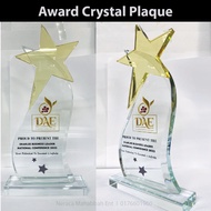 Award Crystal Plaque_EXCLUSIVE CRYSTAL PLAQUE Customized Printing